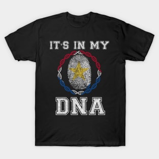 Saba Island  It's In My DNA - Gift for Saba Islander From Saba Island T-Shirt